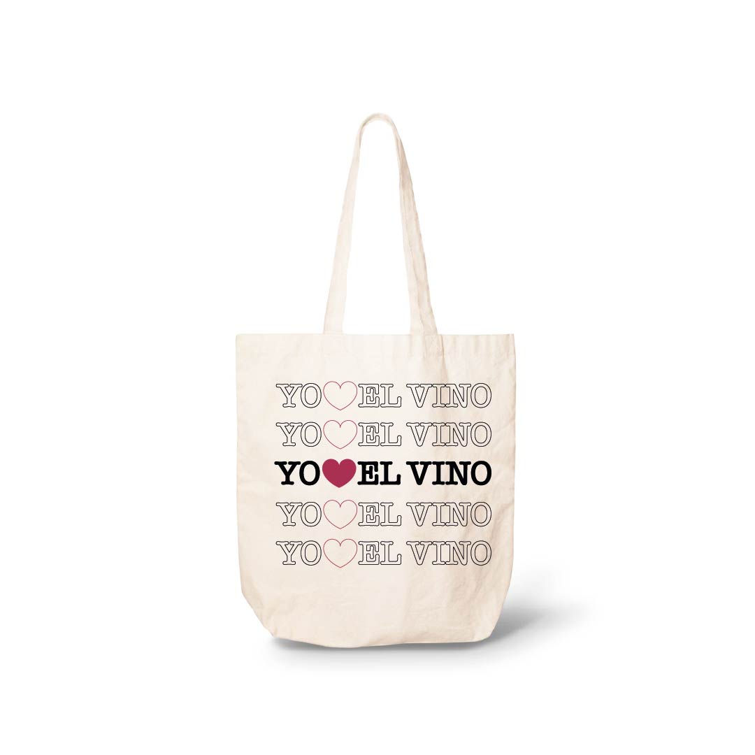 Totebag Yo Amo el Vino (Logo Mid)