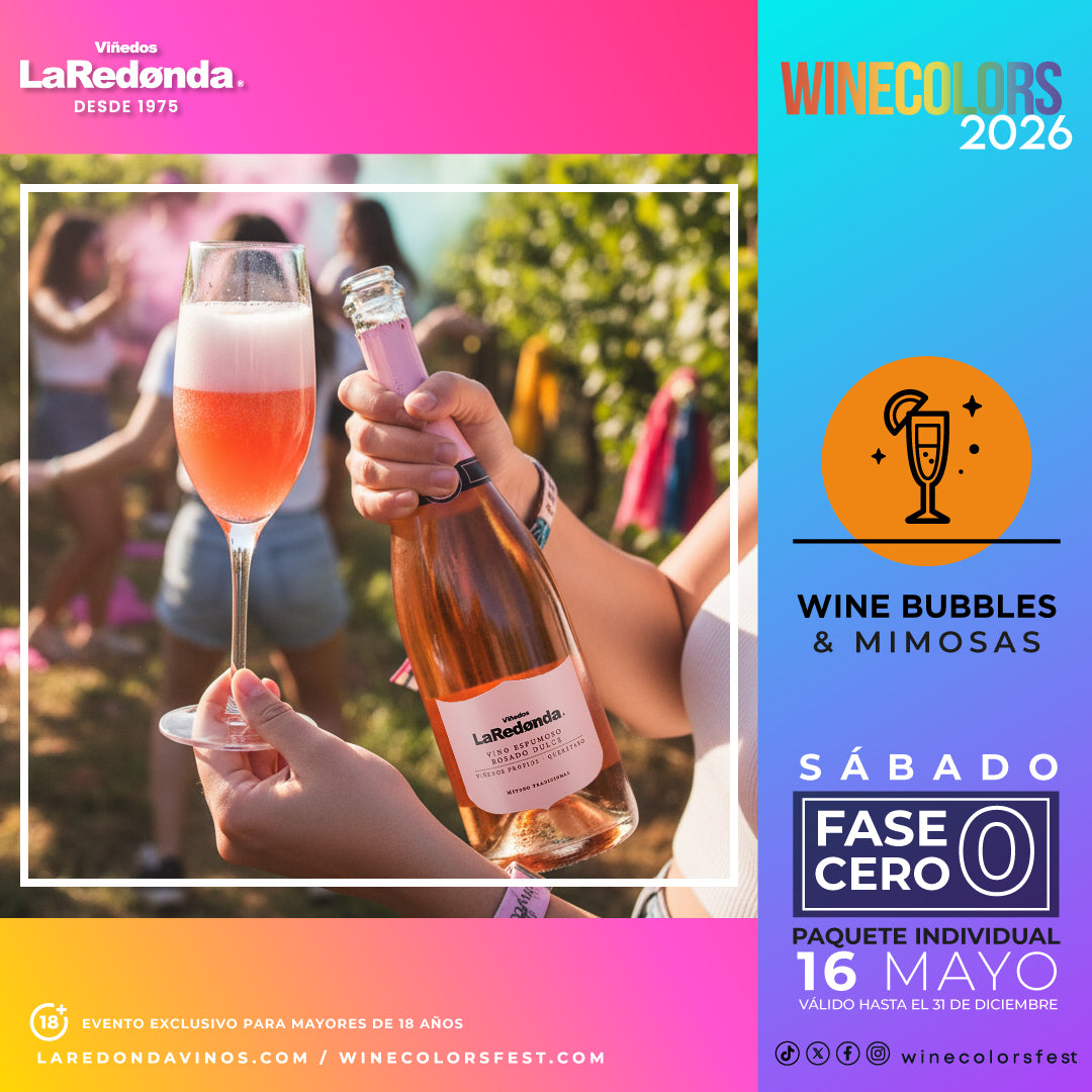 (Wine Bubbles & Mimosas) Wine Colors Music Fest 2026 - Sábado, 16 de mayo