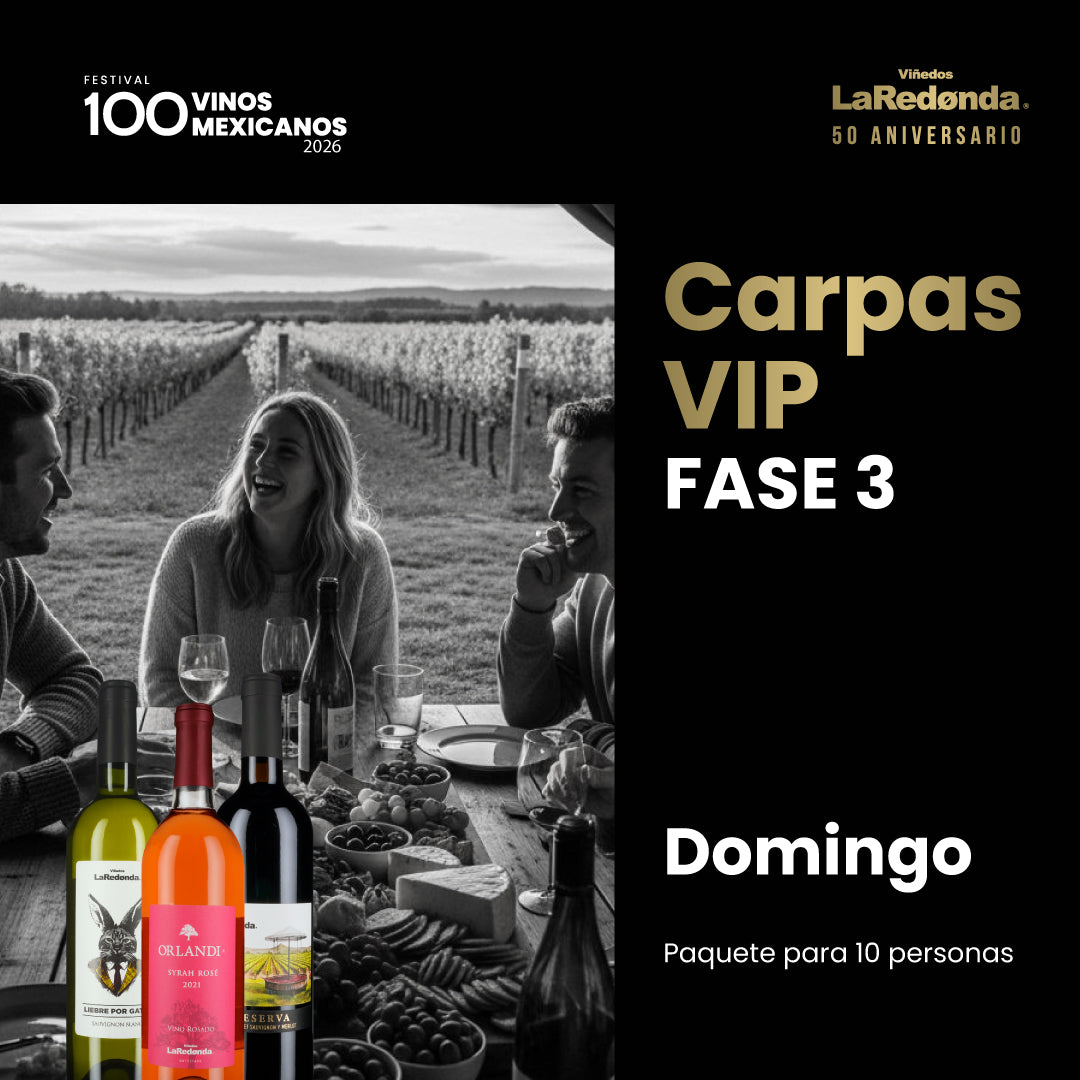 (Carpa VIP) 100 Vinos Mexicanos 2026 -  Domingo, 1 de marzo