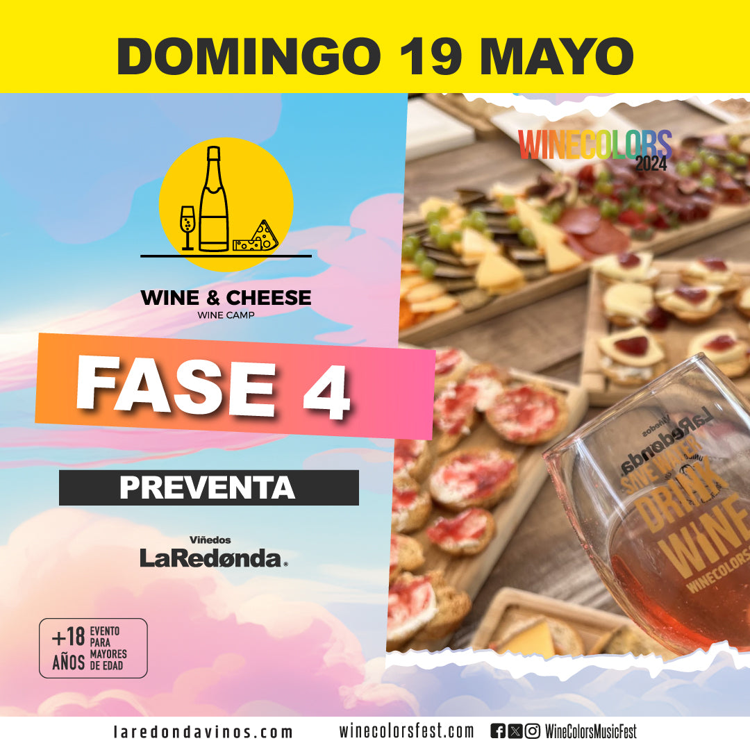 (Wine & Cheese) Wine Colors Music Fest - Domingo, 19 de mayo de 2024