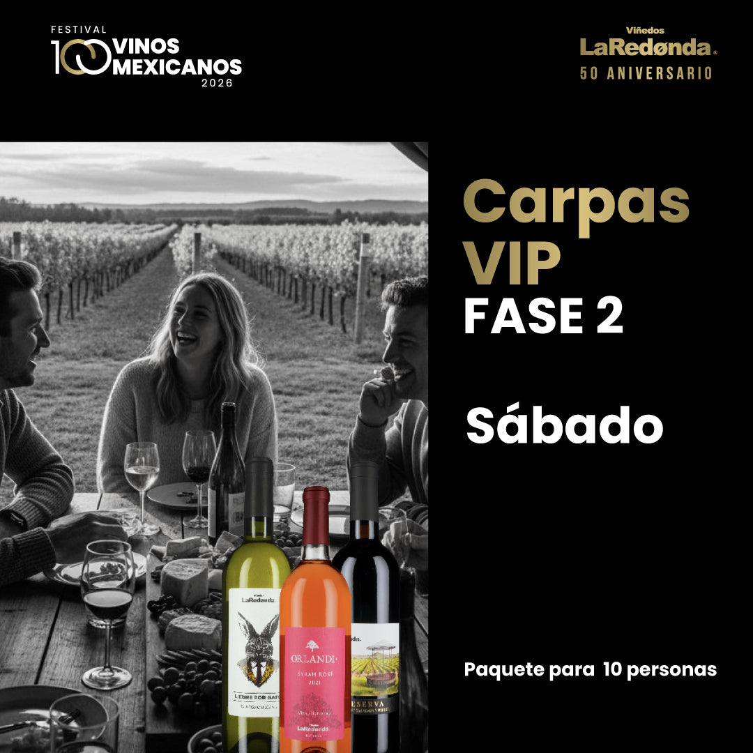 (Carpa VIP) 100 Vinos Mexicanos 2026 -  Sábado, 28 de febrero