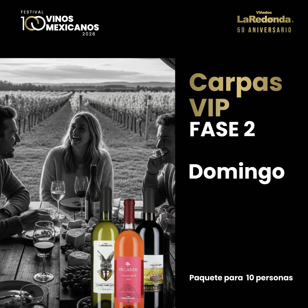 (Carpa VIP) 100 Vinos Mexicanos 2026 -  Domingo, 1 de marzo