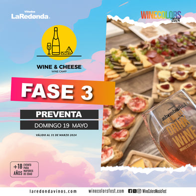 (Wine & Cheese) Wine Colors Music Fest - Domingo, 19 de mayo de 2024