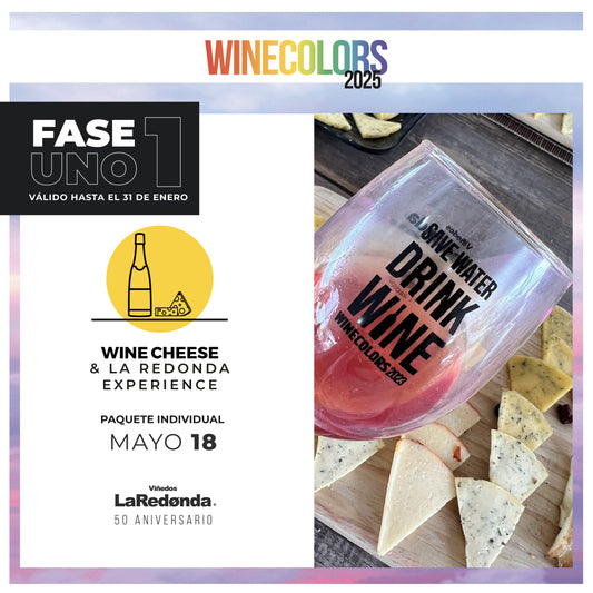 (Wine & Cheese & La Redonda Experience) Wine Colors Music Fest - Domingo, 18 de mayo de 2025