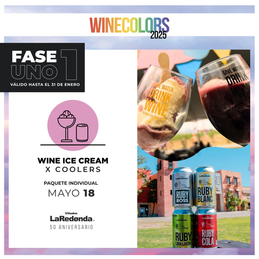 (Wine & Ice Cream x Coolers) Wine Colors Music Fest - Domingo, 18 de mayo de 2025