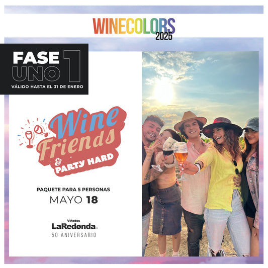 (Wine Friends & Party Hard) Wine Colors Music Fest - Domingo, 18 de mayo de 2025