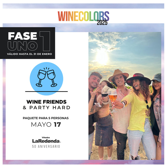 (Wine Friends & Party Hard) Wine Colors Music Fest - Sábado, 17 de mayo de 2025