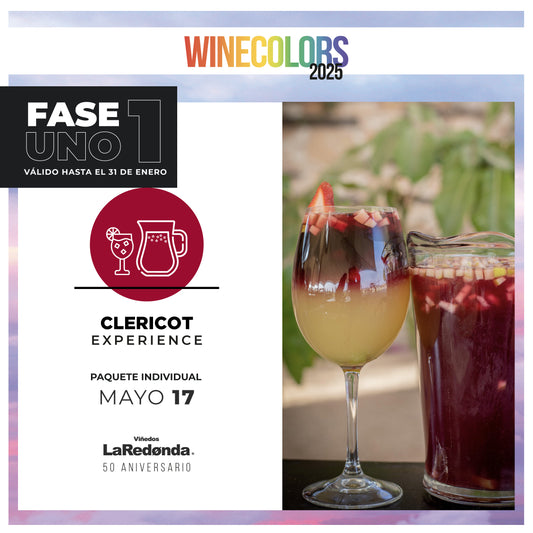 (Clericot Experience) Wine Colors Music Fest - Sábado, 17 de mayo de 2025