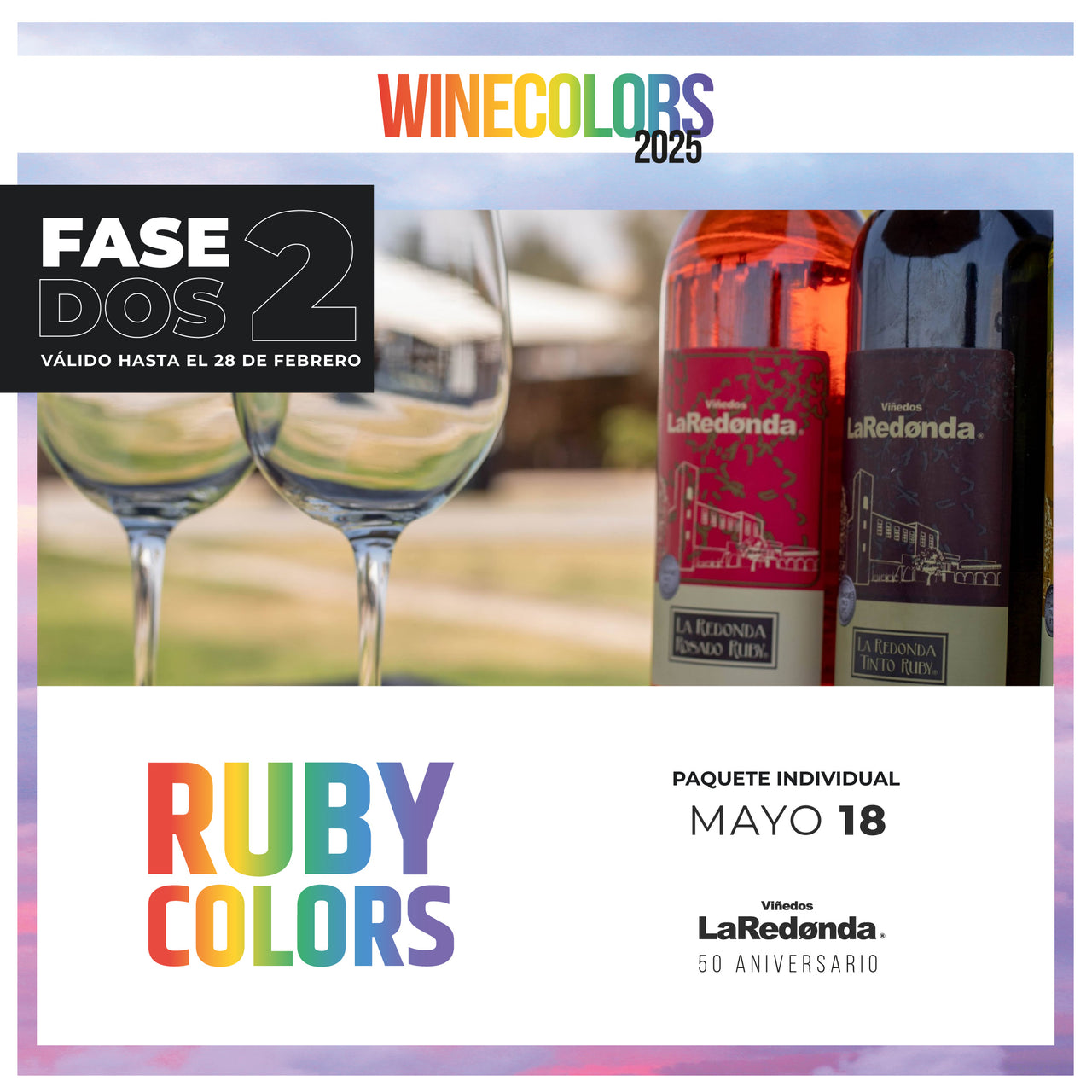 (Ruby Colors) Wine Colors Music Fest - Domingo, 18 de mayo de 2025