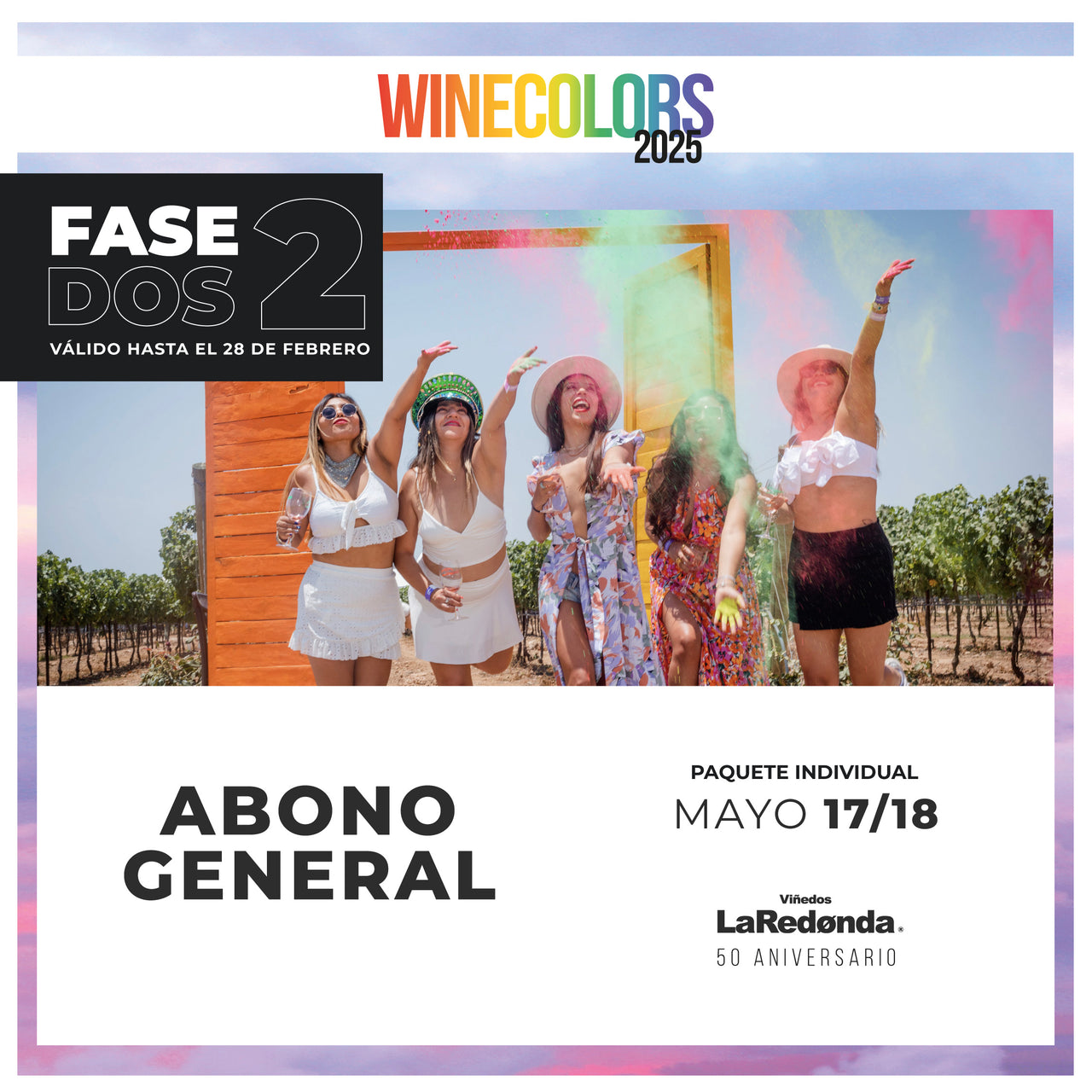 Abono General Wine Colors Music Fest 2025