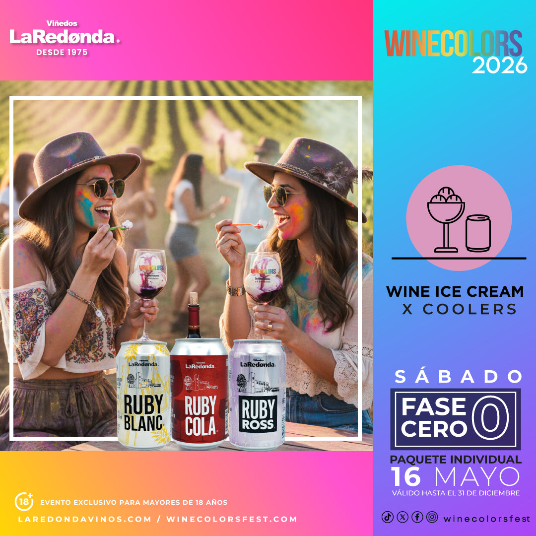 (Wine & Ice Cream x Coolers) Wine Colors Music Fest 2026 - Sábado, 16 de mayo