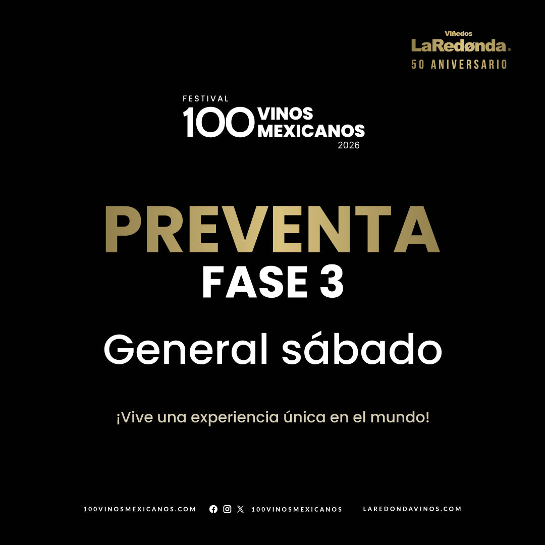 (Preventa General) 100 Vinos Mexicanos 2026 -  Sábado, 28 de febrero