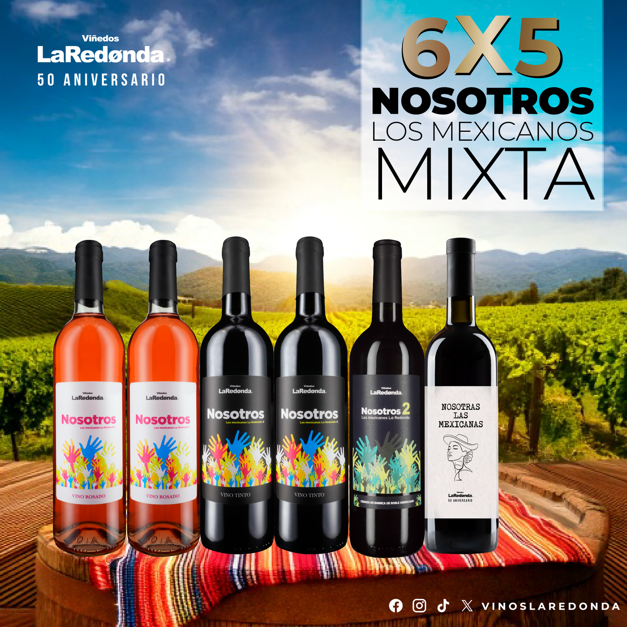 Caja de 6 Nosotros los Mexicanos Mix