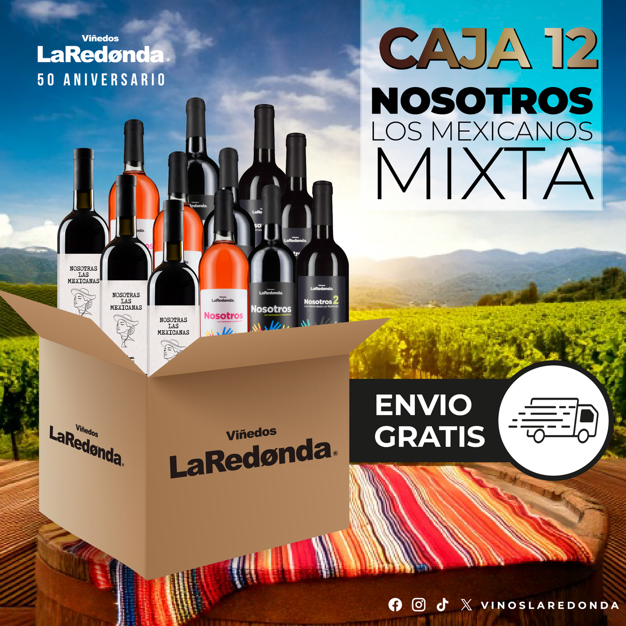 Caja de 12 Nosotros los Mexicanos Mix