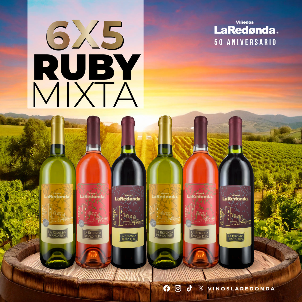 Caja de 6 Ruby Mix