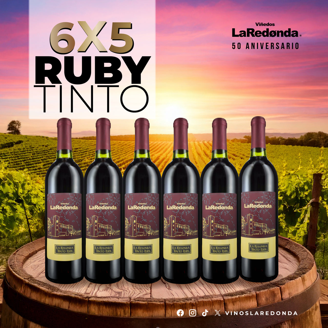 Caja de 6 Tinto Ruby