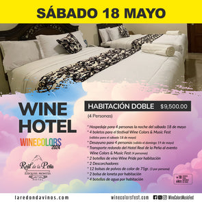 (Wine Hotel Real de la Peña - Doble) Wine Colors Music Fest - Sábado, 18 de mayo de 2024
