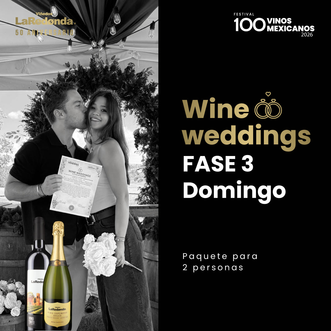 (Wine Weddings) 100 Vinos Mexicanos 2026 -  Domingo, 1 de marzo