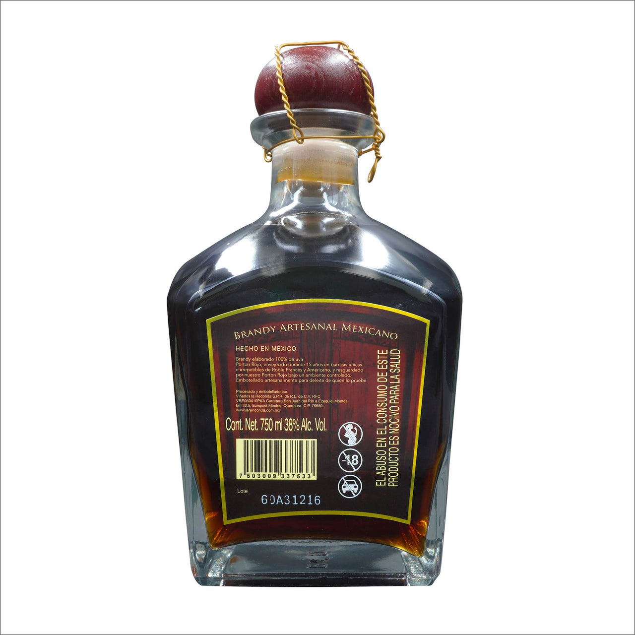 Brandy Artesanal Porton Rojo Supremo